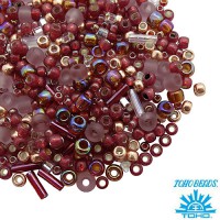  TOHO Beads Mix,  3217 Kokoro Mauve Gold, 10  059055 - 99 