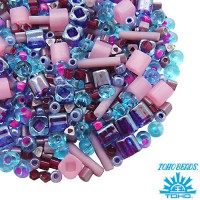  TOHO Beads Mix,  10 Purple/Blue, 10 / 060567 - 99 