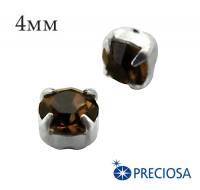  PRECIOSA  ,  ss-16 (4 ),  Smoked Topaz/silver, 12 /,  062138 - 99 